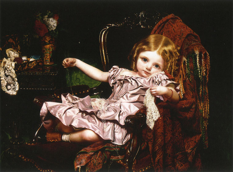 Also known as Young Girl in an Armchair, Private collection